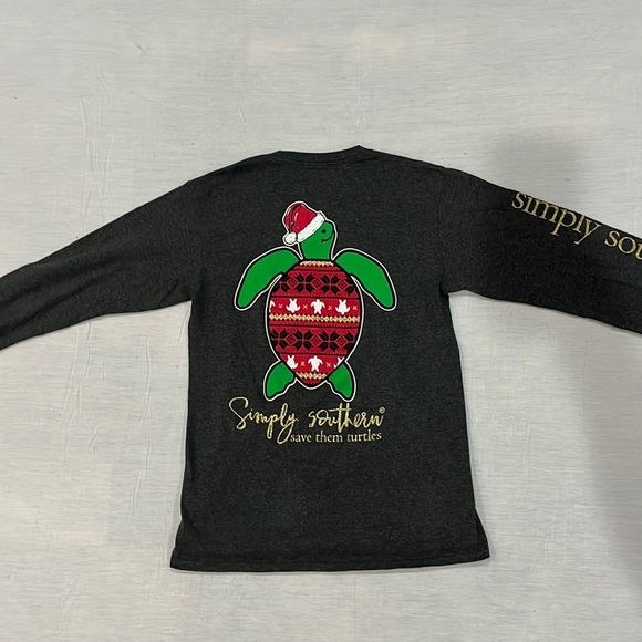 Simply Southern Long-Sleeve Christmas Tee - Picture 1 of 2